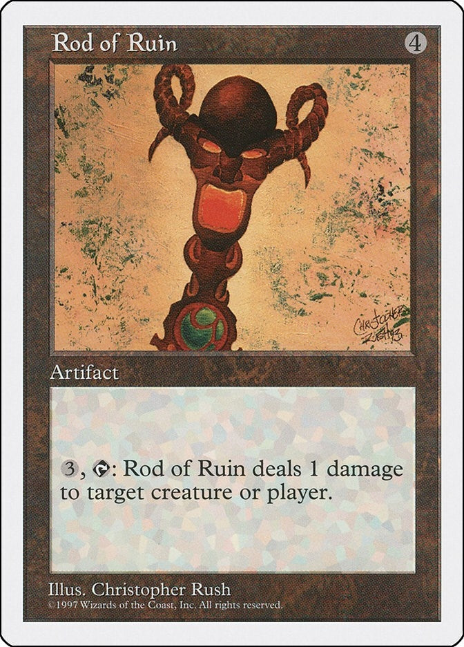Image for Rod of Ruin (Fifth Edition) - Magic: The Gathering