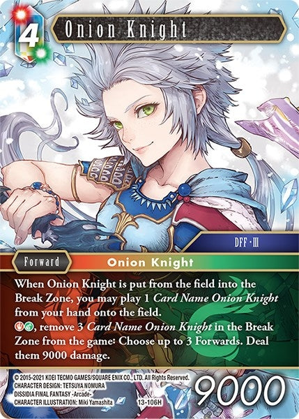 Image for Onion Knight (Opus XIII: Crystal Radiance) (13-106H) - Final Fantasy TCG