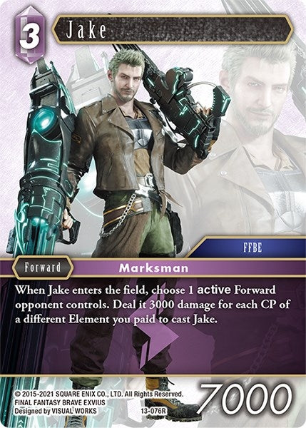 Image for Jake (Opus XIII: Crystal Radiance) (13-076R) - Final Fantasy TCG