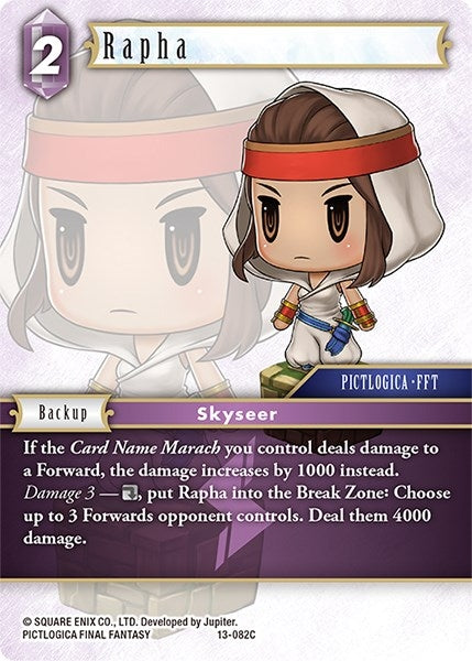 Image for Rapha (Opus XIII: Crystal Radiance) (13-082C) - Final Fantasy TCG
