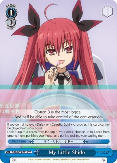 Image for My Little Shido (Blue) (Date A Live) (DAL/W79-TE18 TD) - Weiss Schwarz