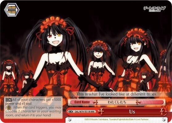 Image for Us (RRR) (Date A Live) (DAL/W79-TE11R RRR) - Weiss Schwarz