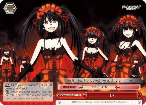 Image for Us (Date A Live) (DAL/W79-TE11 TD) - Weiss Schwarz