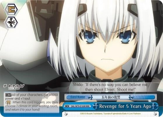 Image for Revenge for 5 Years Ago (RRR) (Date A Live) (DAL/W79-E100R RRR) - Weiss Schwarz