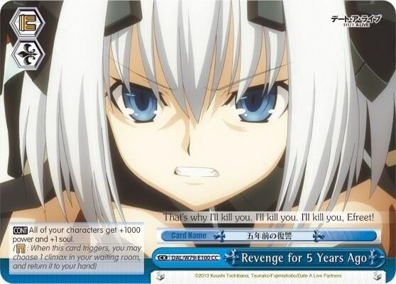 Image for Revenge for 5 Years Ago (Date A Live) (DAL/W79-E100 CC) - Weiss Schwarz