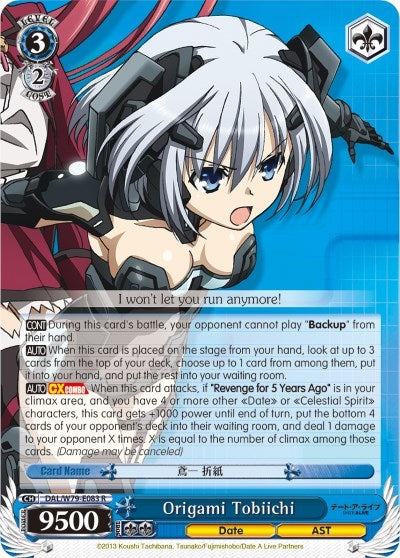 Image for Origami Tobiichi (Date A Live) (DAL/W79-E083 R) - Weiss Schwarz