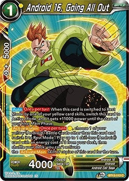Image for Android 16, Going All Out (Supreme Rivalry) (BT13-112) - Dragon Ball Super: Masters