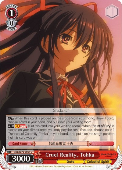 Image for Cruel Reality, Tohka (Date A Live) (DAL/W79-E061 U) - Weiss Schwarz