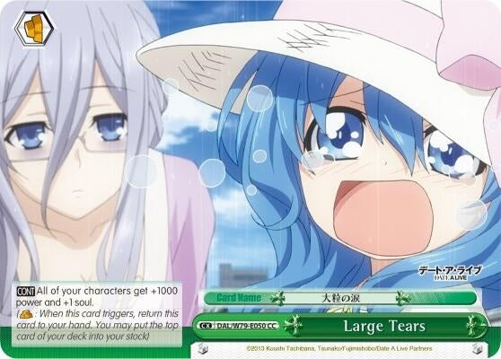 Image for Large Tears (Date A Live) (DAL/W79-E050 CC) - Weiss Schwarz
