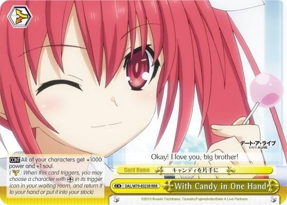 Image for With Candy in One Hand (RRR) (Date A Live) (DAL/W79-E023R RRR) - Weiss Schwarz