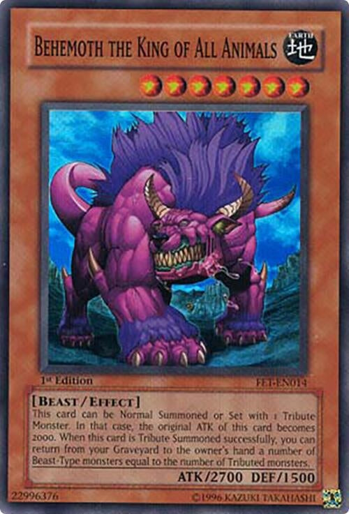Image for Behemoth the King of All Animals (Flaming Eternity) (FET-EN014) - YuGiOh
