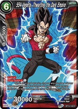 Image for SS4 Vegeta, Thwarting the Dark Empire (Supreme Rivalry) (BT13-130) - Dragon Ball Super: Masters