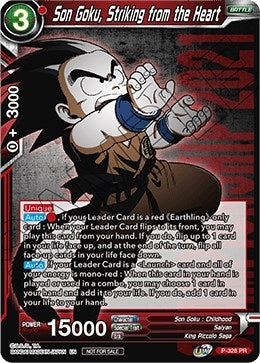 Image for Son Goku, Striking from the Heart (Championship Pack 2021 Vol.1) (Promotion Cards) (P-328) - Dragon Ball Super: Masters