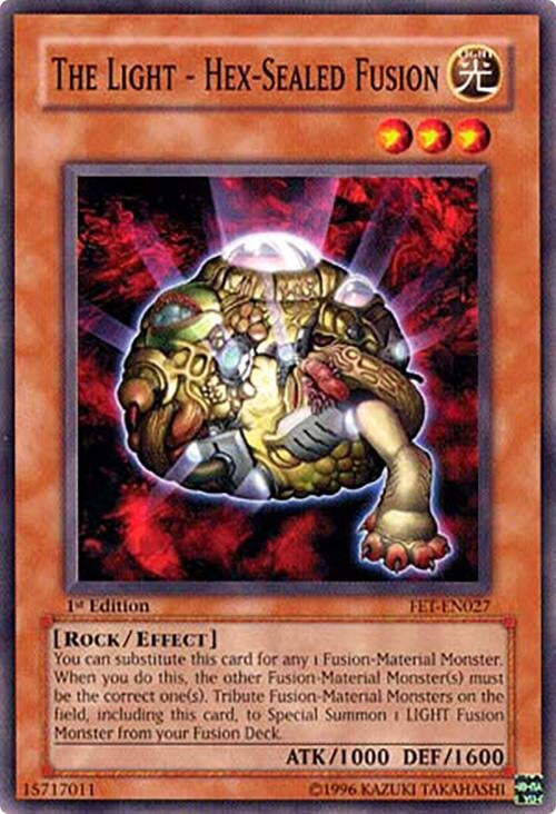 Image for The Light - Hex-Sealed Fusion (Flaming Eternity) (FET-EN027) - YuGiOh