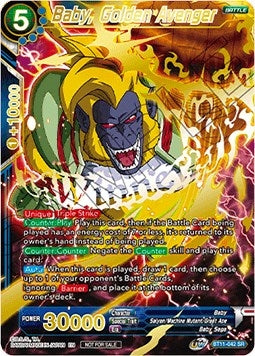 Image for Baby, Golden Avenger (Alternate Art Set 2021 Vol.1 ) (Tournament Promotion Cards) (BT11-042) - Dragon Ball Super: Masters