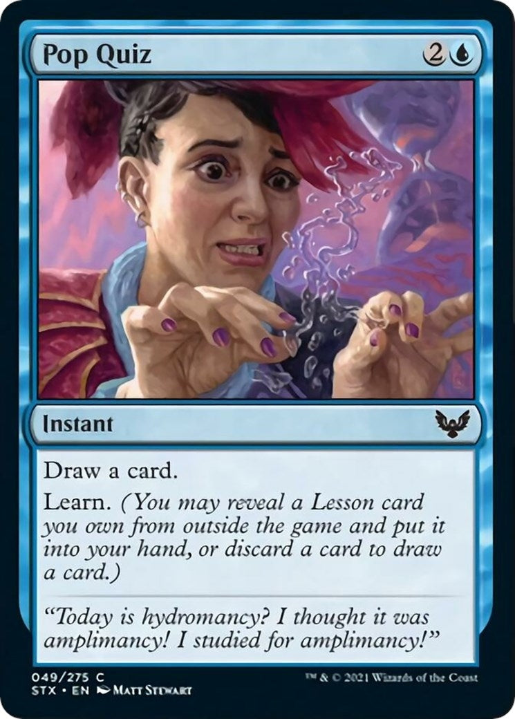 Image for Pop Quiz (Strixhaven: School of Mages) (49) - Magic: The Gathering