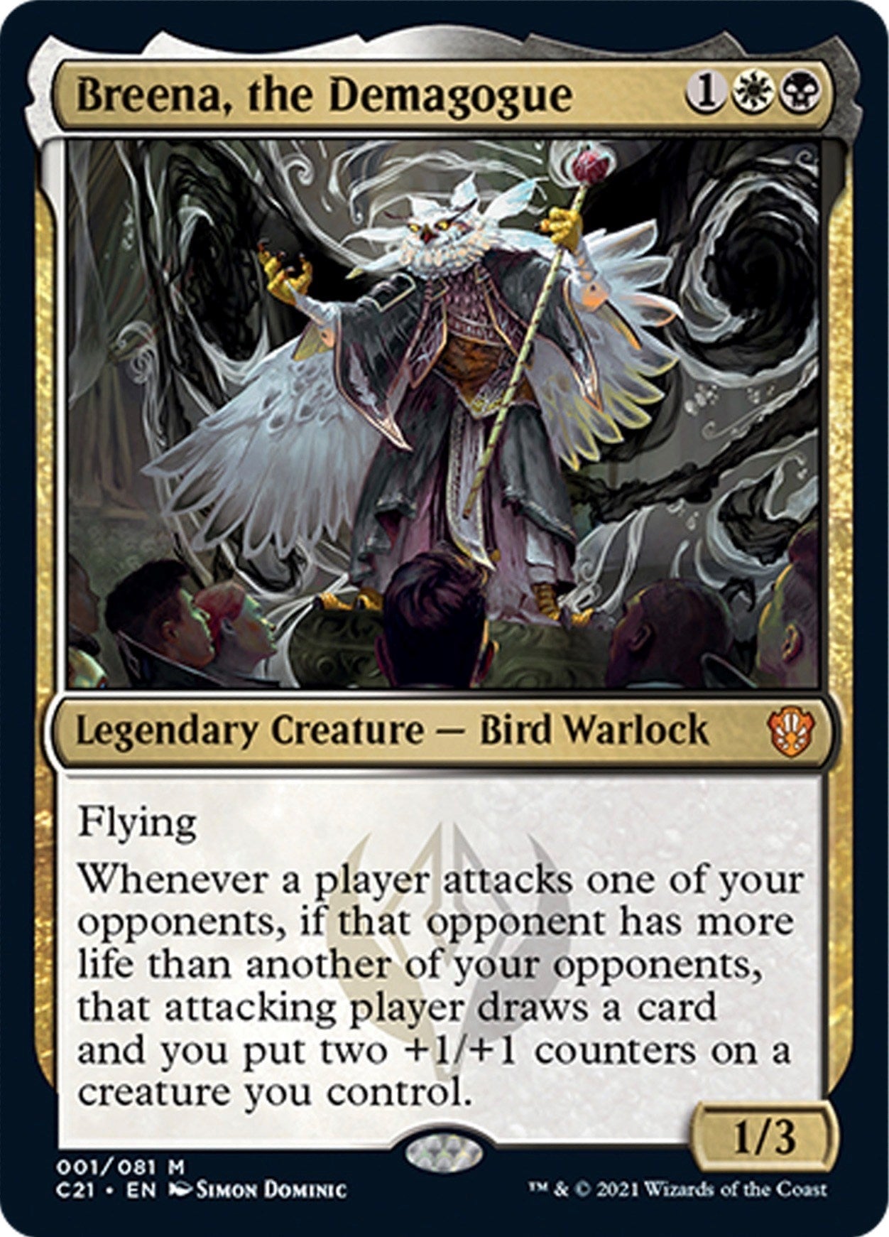 Image for Breena, the Demagogue (Commander 2021) (1) - Magic: The Gathering