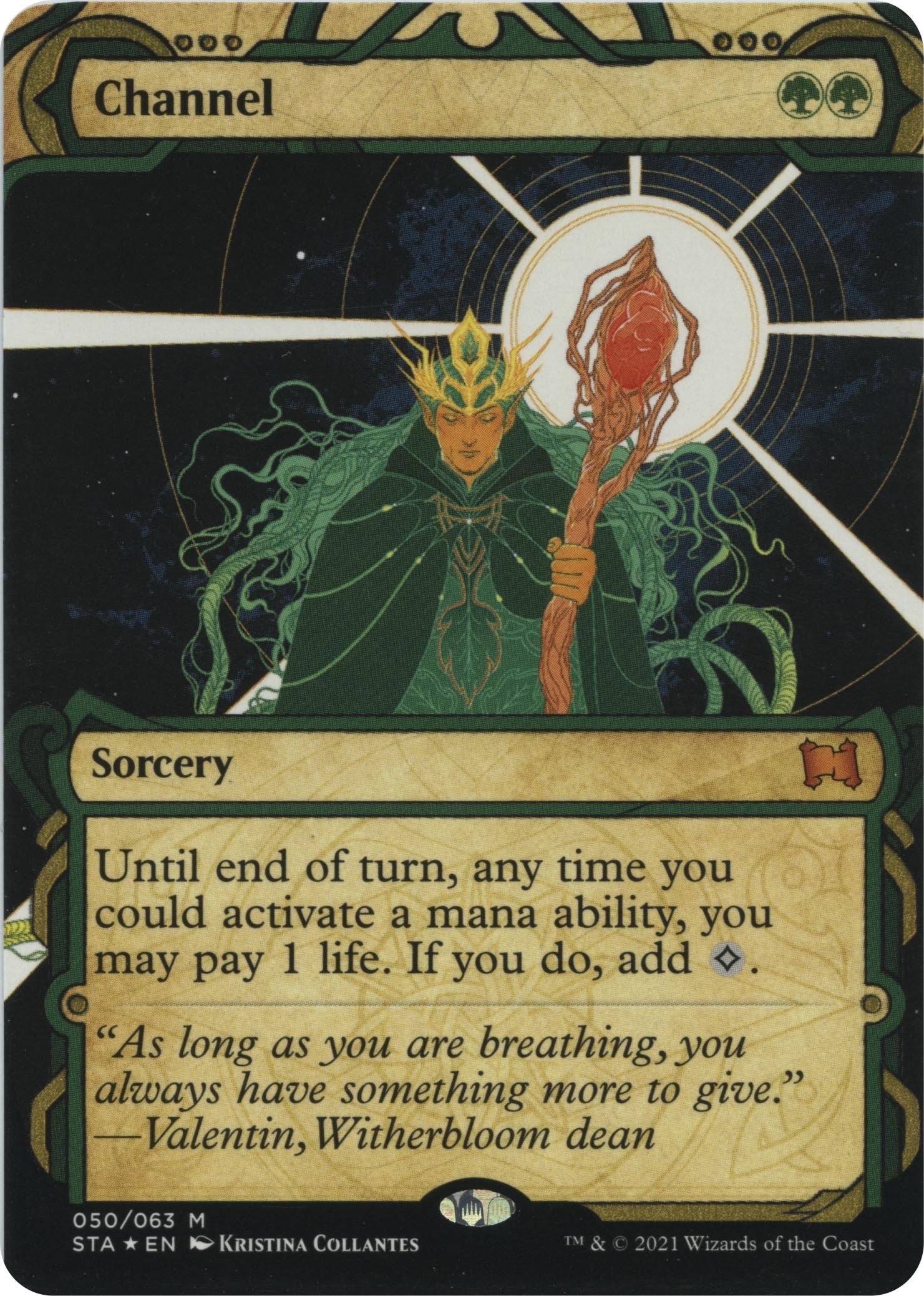 Image for Channel (Foil Etched) (Strixhaven: Mystical Archives) (50) - Magic: The Gathering