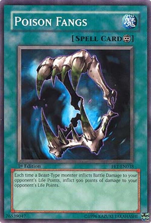 Image for Poison Fangs (Flaming Eternity) (FET-EN038) - YuGiOh