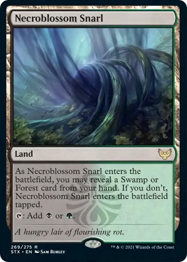Image for Necroblossom Snarl (Strixhaven: School of Mages) (269) - Magic: The Gathering