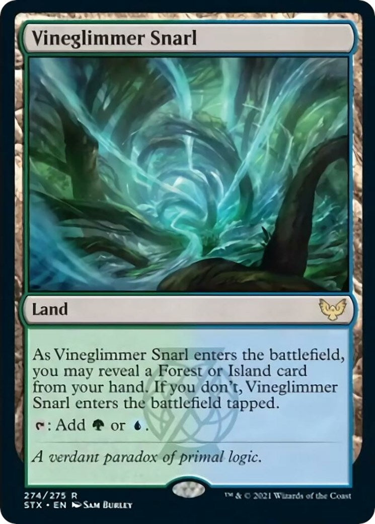 Image for Vineglimmer Snarl (Strixhaven: School of Mages) (274) - Magic: The Gathering