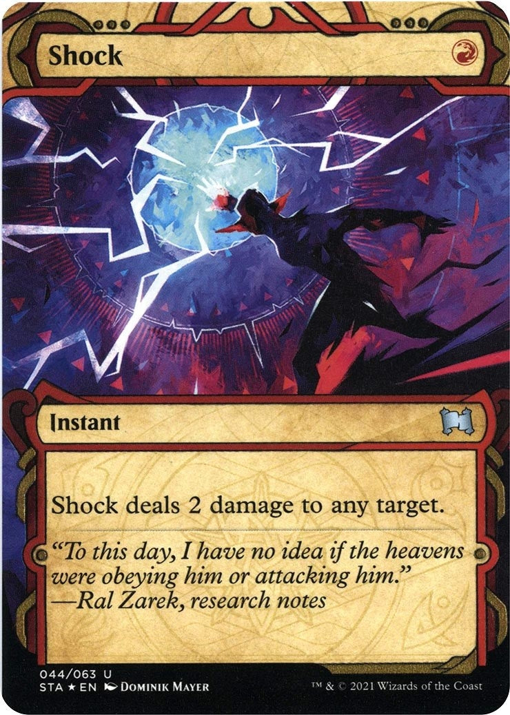 Image for Shock (Foil Etched) (Strixhaven: Mystical Archives) (44) - Magic: The Gathering