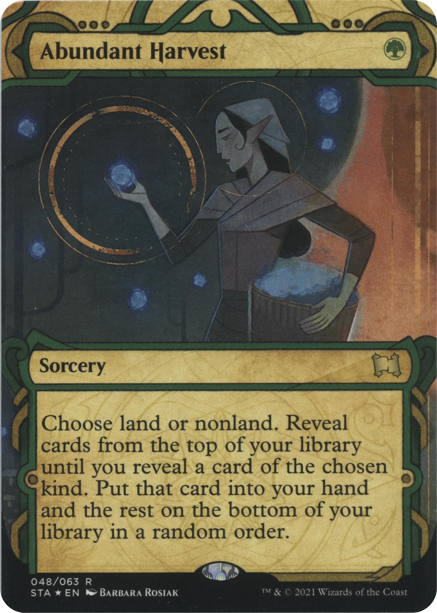 Image for Abundant Harvest (Foil Etched) (Strixhaven: Mystical Archives) (48) - Magic: The Gathering