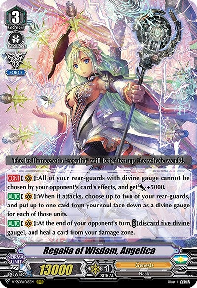 Image for Regalia of Wisdom, Angelica (V-SS08: Clan Selection Plus Vol.2) (V-SS08/015EN) - Cardfight Vanguard