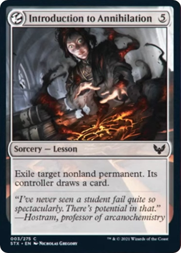 Image for Introduction to Annihilation (Strixhaven: School of Mages) (3) - Magic: The Gathering