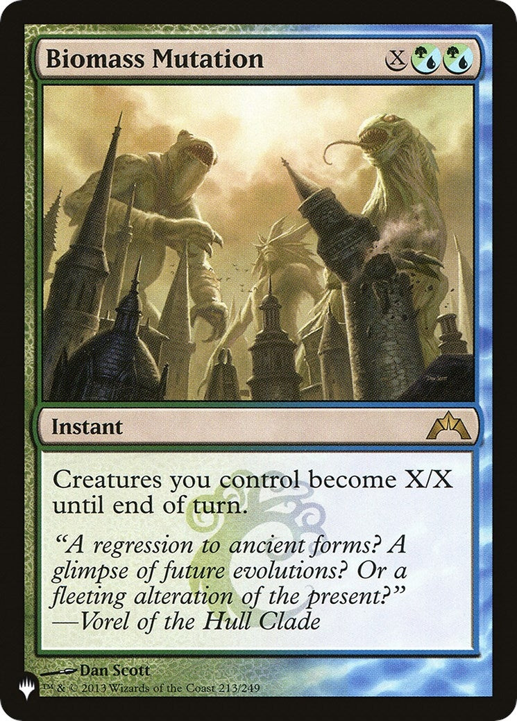 Image for Biomass Mutation (The List Reprints) (213/249) - Magic: The Gathering