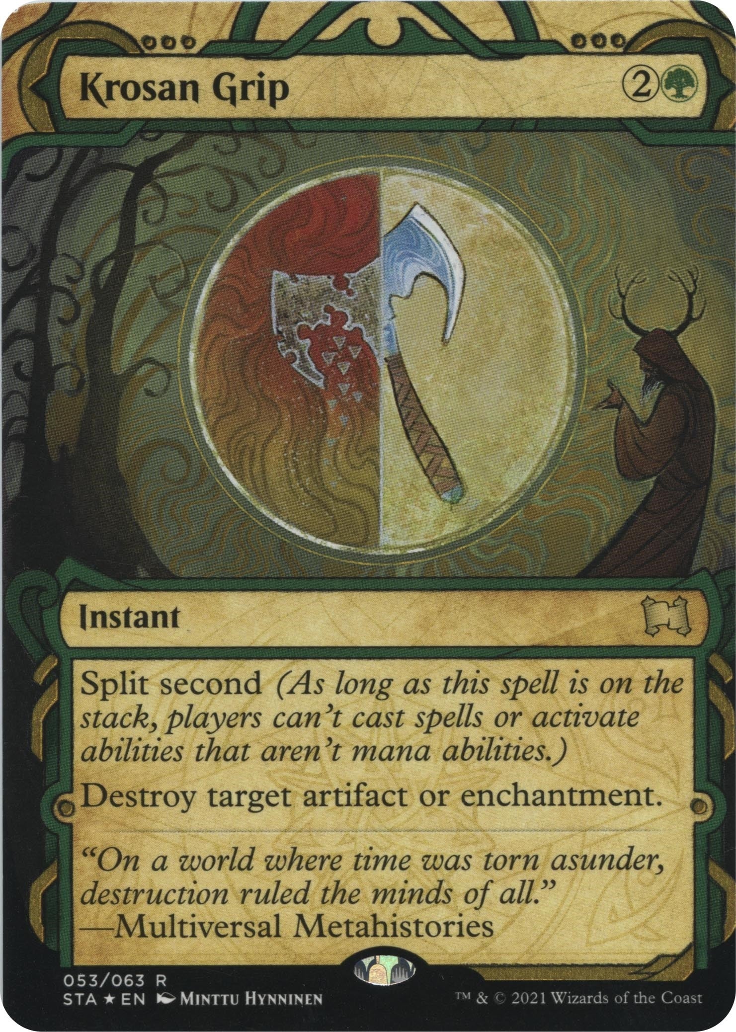 Image for Krosan Grip (Foil Etched) (Strixhaven: Mystical Archives) (53) - Magic: The Gathering