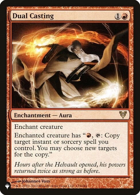 Image for Dual Casting (The List Reprints) (133/244) - Magic: The Gathering