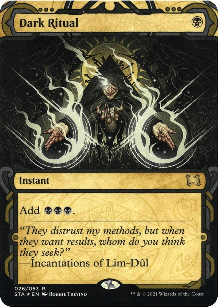 Image for Dark Ritual (Foil Etched) (Strixhaven: Mystical Archives) (26) - Magic: The Gathering