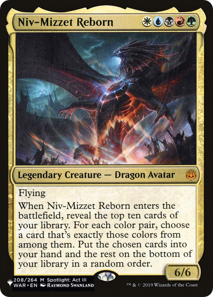 Image for Niv-Mizzet Reborn (The List Reprints) (208/264) - Magic: The Gathering