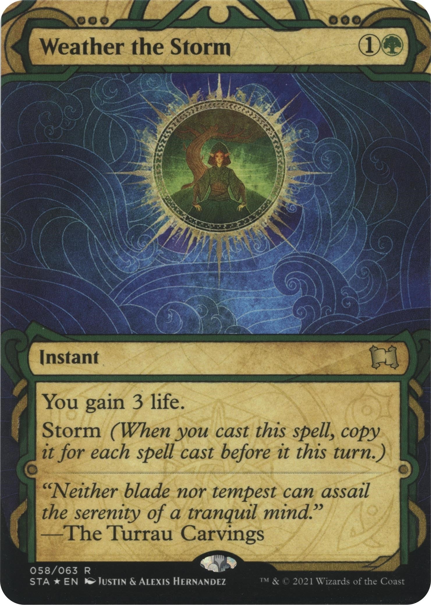 Image for Weather the Storm (Foil Etched) (Strixhaven: Mystical Archives) (58) - Magic: The Gathering