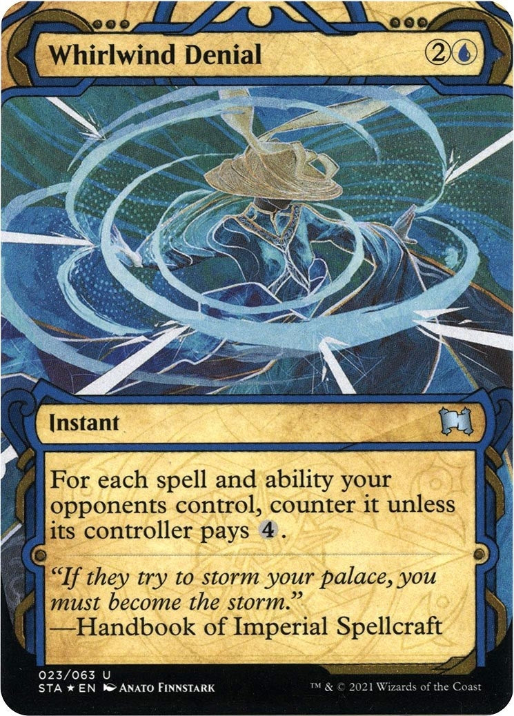 Image for Whirlwind Denial (Foil Etched) (Strixhaven: Mystical Archives) (23) - Magic: The Gathering