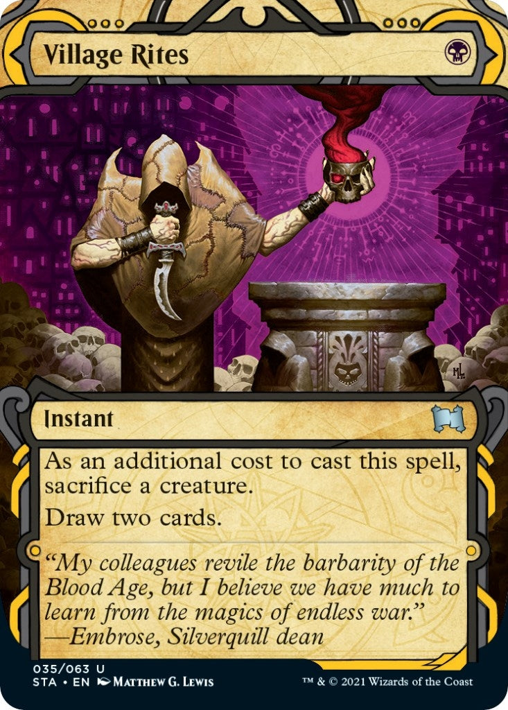 Image for Village Rites (Strixhaven: Mystical Archives) (35) - Magic: The Gathering