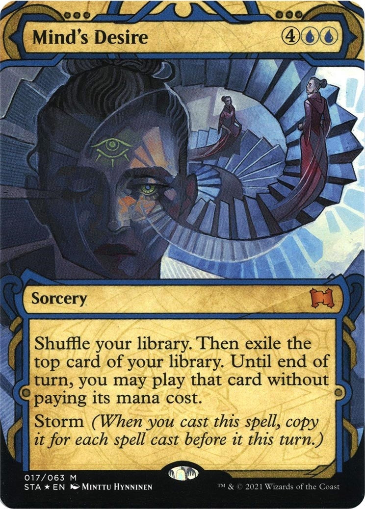 Image for Mind's Desire (Foil Etched) (Strixhaven: Mystical Archives) (17) - Magic: The Gathering