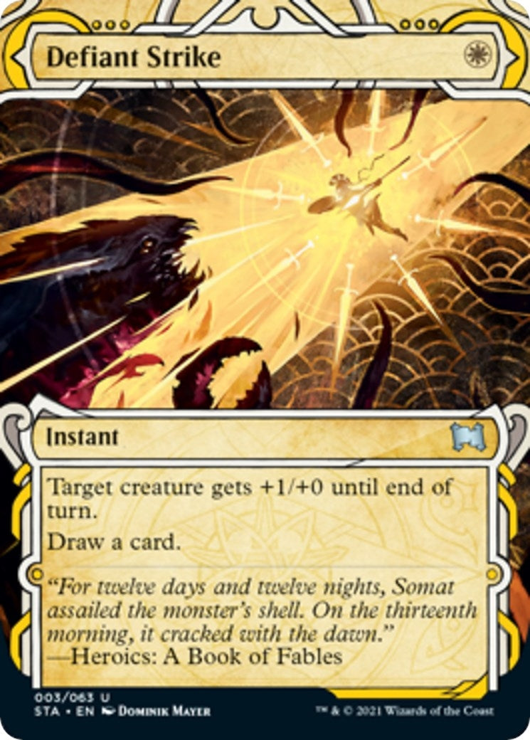 Image for Defiant Strike (Strixhaven: Mystical Archives) (3) - Magic: The Gathering