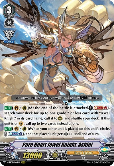 Image for Pure Heart Jewel Knight, Ashlei (V-SS08: Clan Selection Plus Vol.2) (V-SS08/001EN) - Cardfight Vanguard
