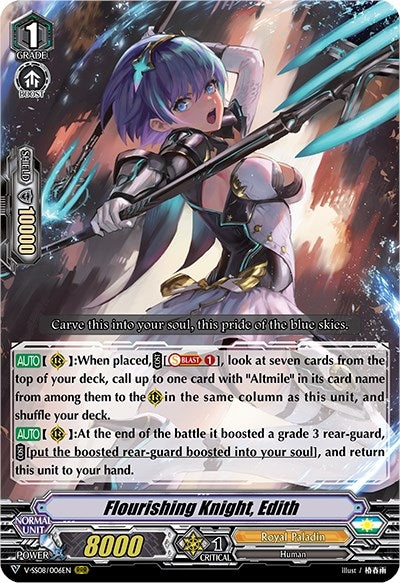 Image for Flourishing Knight, Edith (V-SS08: Clan Selection Plus Vol.2) (V-SS08/006EN) - Cardfight Vanguard