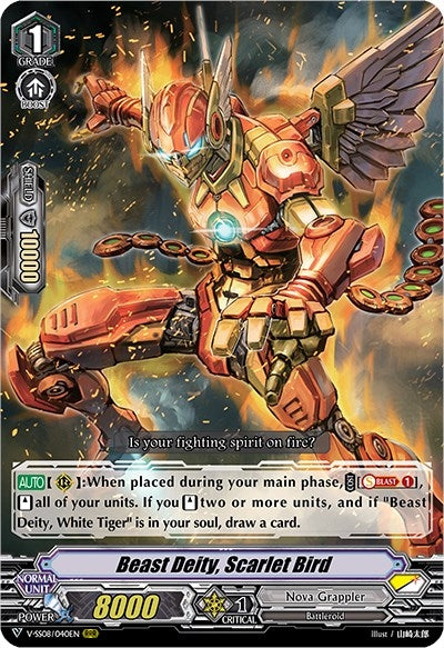 Image for Beast Deity, Scarlet Bird (V-SS08: Clan Selection Plus Vol.2) (V-SS08/040EN) - Cardfight Vanguard