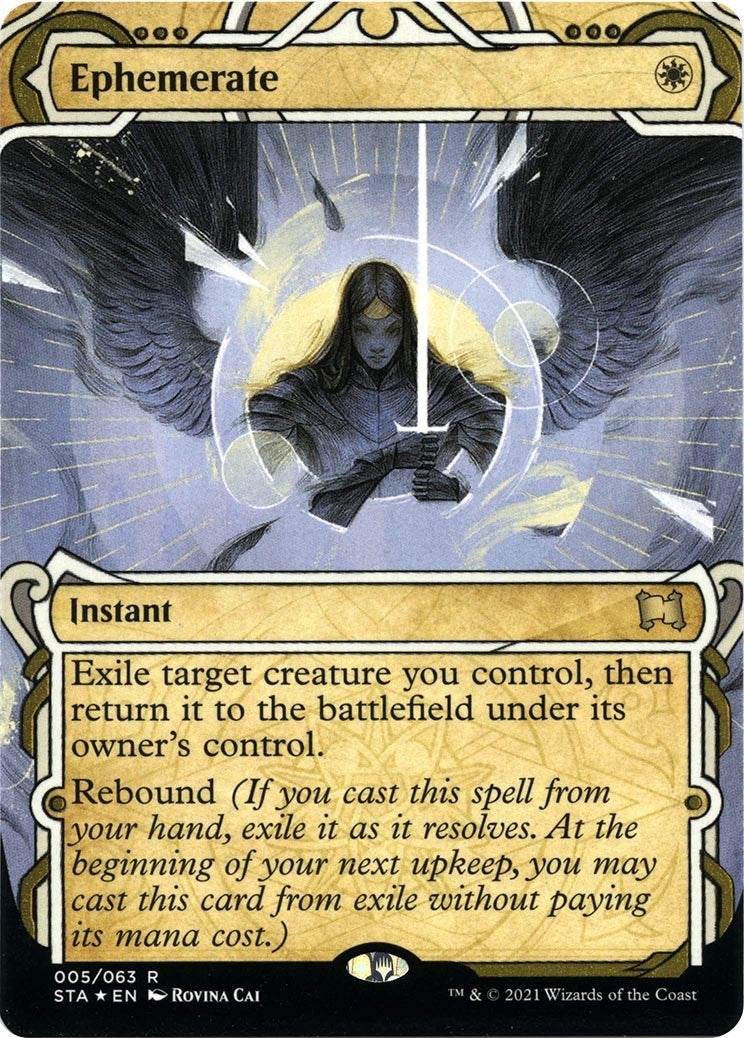 Image for Ephemerate (Foil Etched) (Strixhaven: Mystical Archives) (5) - Magic: The Gathering