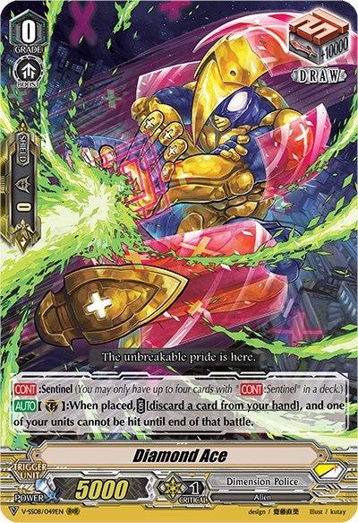 Image for Diamond Ace (V-SS08: Clan Selection Plus Vol.2) (V-SS08/049EN) - Cardfight Vanguard