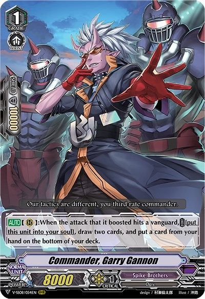 Image for Commander, Garry Gannon (V-SS08: Clan Selection Plus Vol.2) (V-SS08/054EN) - Cardfight Vanguard