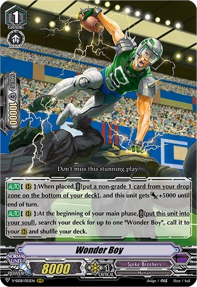 Image for Wonder Boy (V-SS08: Clan Selection Plus Vol.2) (V-SS08/055EN) - Cardfight Vanguard