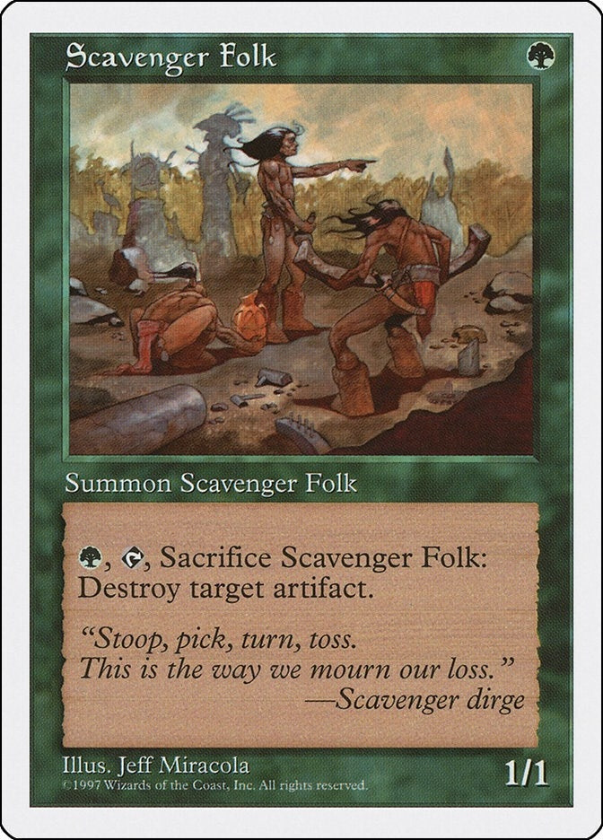 Image for Scavenger Folk (Fifth Edition) - Magic: The Gathering