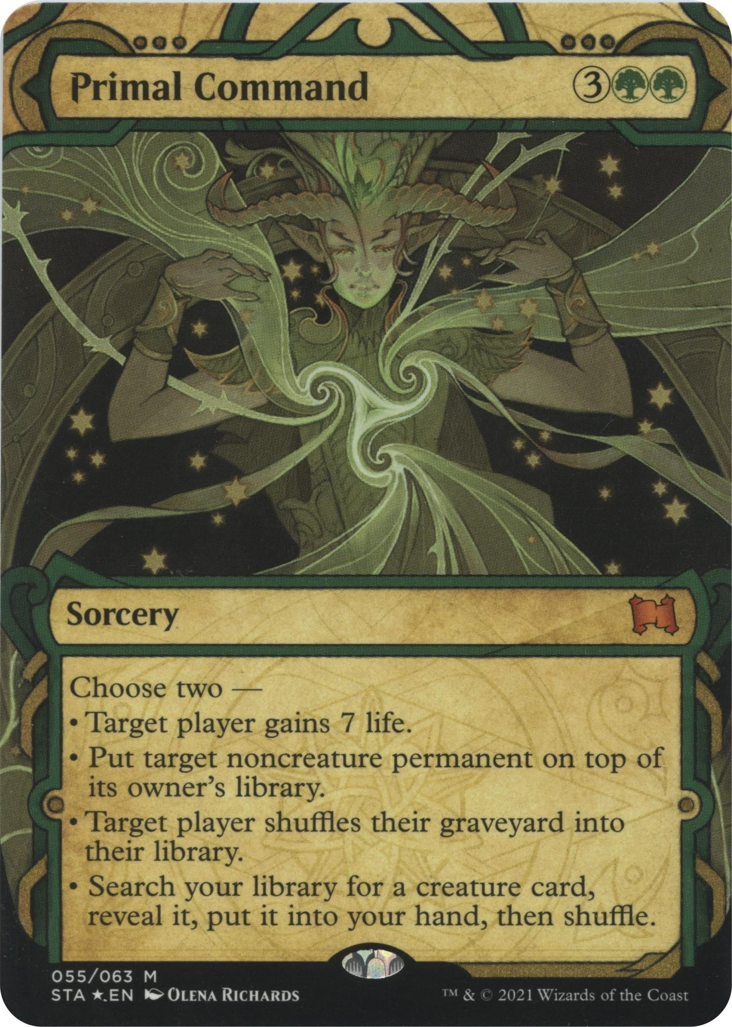Image for Primal Command (Foil Etched) (Strixhaven: Mystical Archives) (55) - Magic: The Gathering