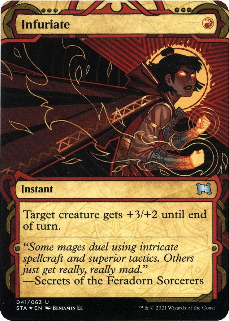 Image for Infuriate (Foil Etched) (Strixhaven: Mystical Archives) (41) - Magic: The Gathering