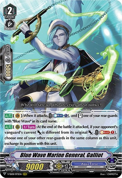 Image for Blue Wave Marine General, Galliot (V-SS08: Clan Selection Plus Vol.2) (V-SS08/072EN) - Cardfight Vanguard